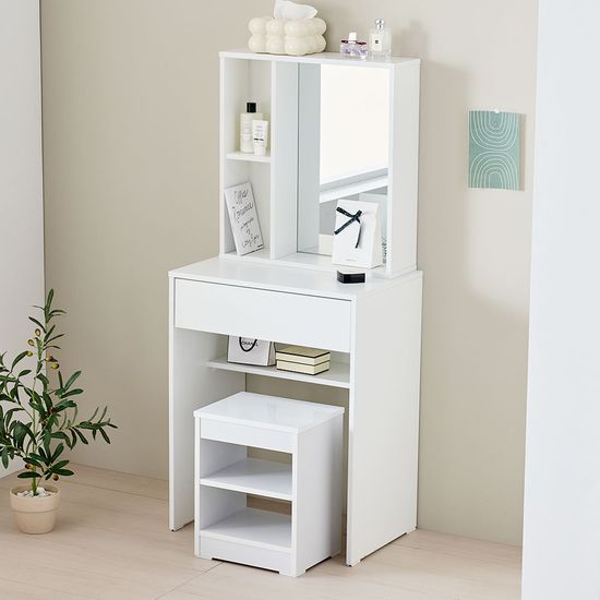 라일 입식 화장대 미니 수납 거울 600 (착불)