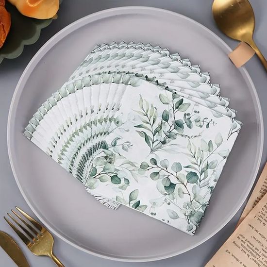 유칼립투스 가든 냅킨 20매 세트 