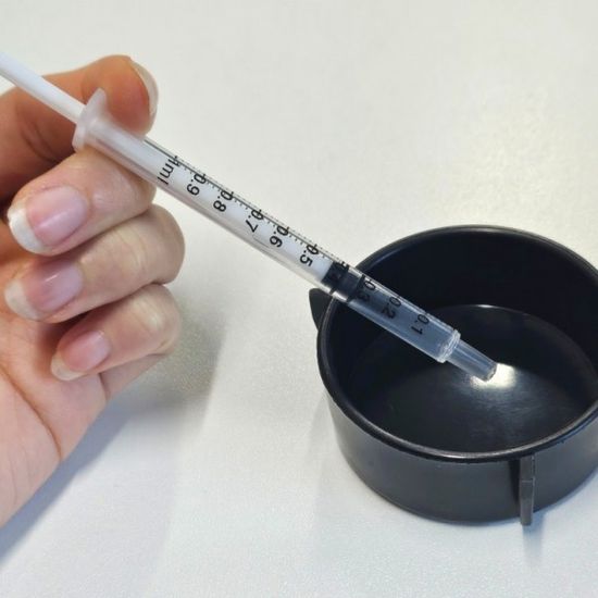 파충류 피딩 반려동물 약 먹이 투약 피더 주사기 1ml