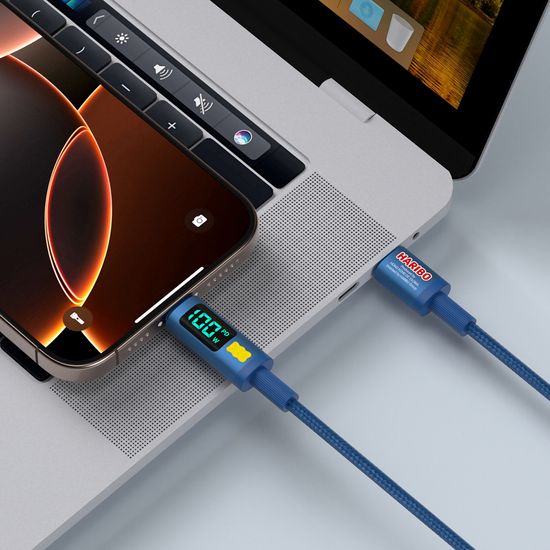 이어맥 하리보 C타입 LED 100W 고속충전 케이블 1.5m
