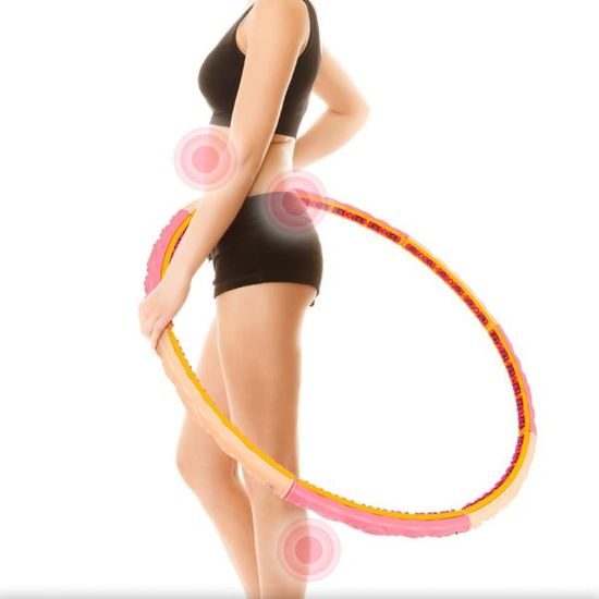 헬스원 실내 스마트 훌라후프 1.6kg 뱃살 다이어트