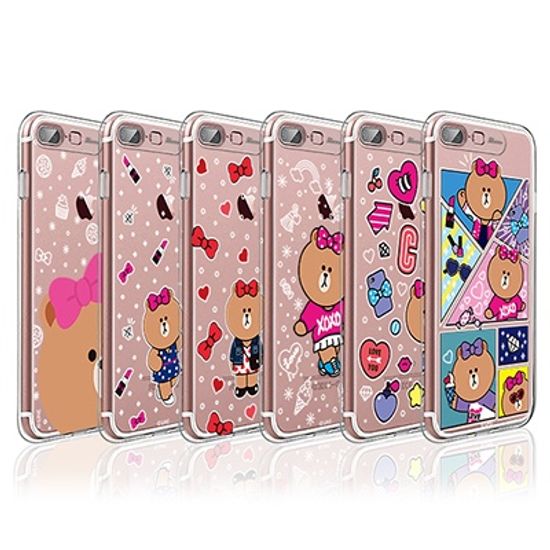 라인프렌즈 iPhone7 8 Plus 라이팅케이스 소프트