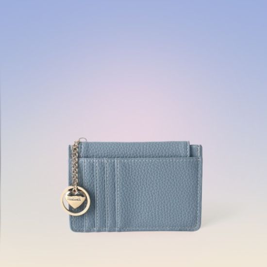 [이니셜 커스텀] Big pocket point wallet _ Sky blue
