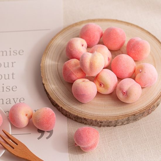 미니 복숭아 모형 20개(3.5cm)