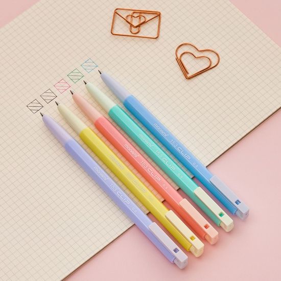 모나미 153 클립 파스텔(0.5mm)/5본입