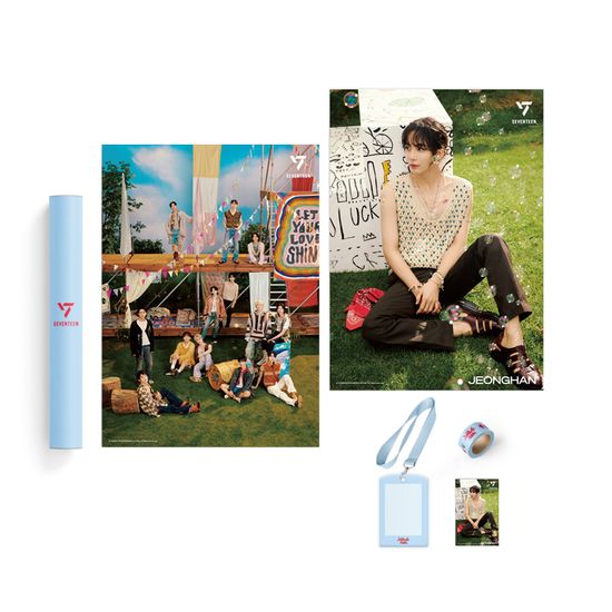세븐틴 HEAVEN 포스터 패키지