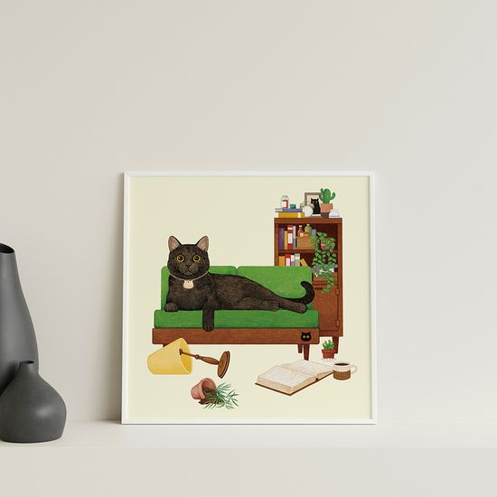 와장창 말썽 고양이, 마이오운타임 작가 그림