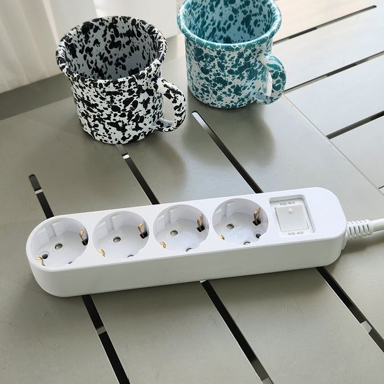 에스탭 국산 멀티탭  4구 과부하차단 스위치 