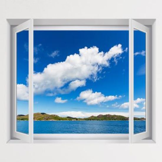 cv437-푸른하늘푸른바다_풍경모음_창문그림액자(중형)