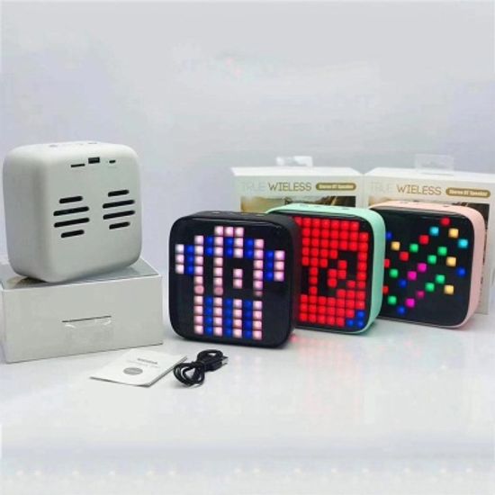 큐브 LED 미니 픽셀 크리에티브 무선 블루투스 스피커