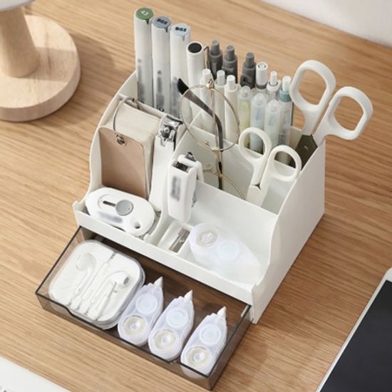 굿심플 데스크 소품정리함 펜꽂이 화장대수납함