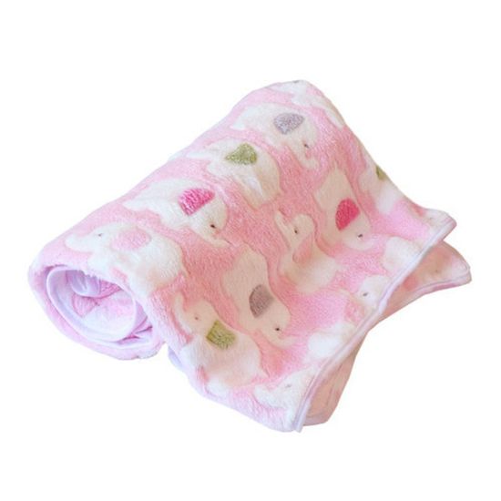 우쭈쭈 엘리펀트 담요(핑크) M(WF0B797)