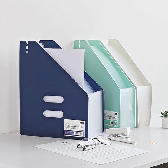 오피스 데스크 A4서류보관 아코디언형 파일케이스FC07