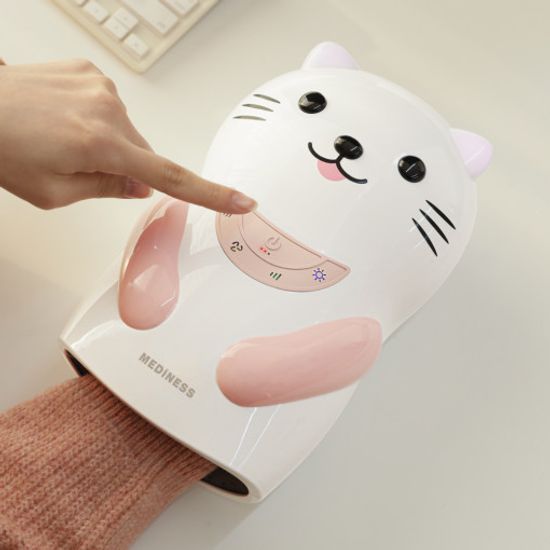 [메디니스] 냥이 공기압 온열 손마사지기 MDM-008