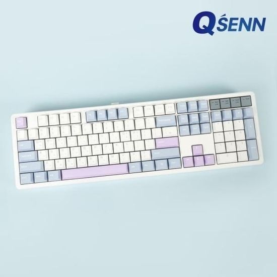 큐센 풀 윤활 유무선 기계식 키보드 Q104 PBT
