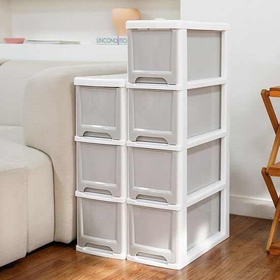 모던 틈새 슬림 서랍장 2단~8단 옷 수납장