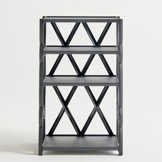 쥬리 플라스틱 선반 4단 슬림형 시스템 팬트리