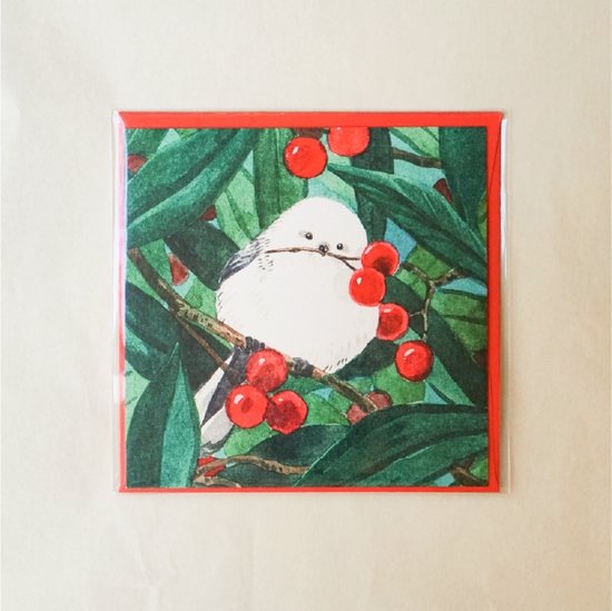 [수채 동물 카드] 오목눈이 ‘너를 위한 선물’