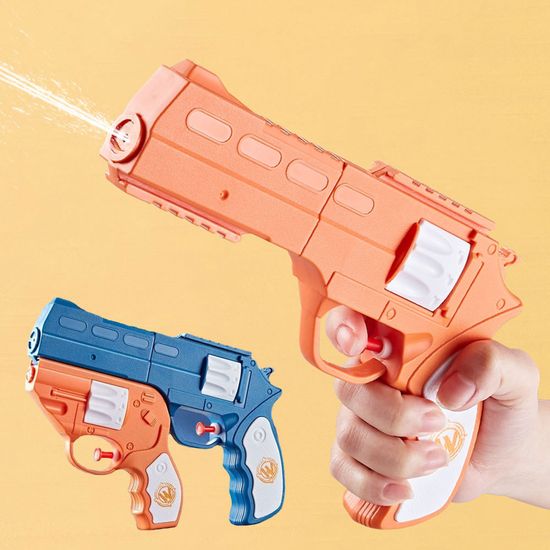 2 in 1 더블건 리볼버 소형 권총 물총 워터건 페스티