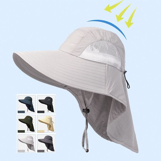 [와인앤쿡]자외선차단 목가리개 등산 썬캡