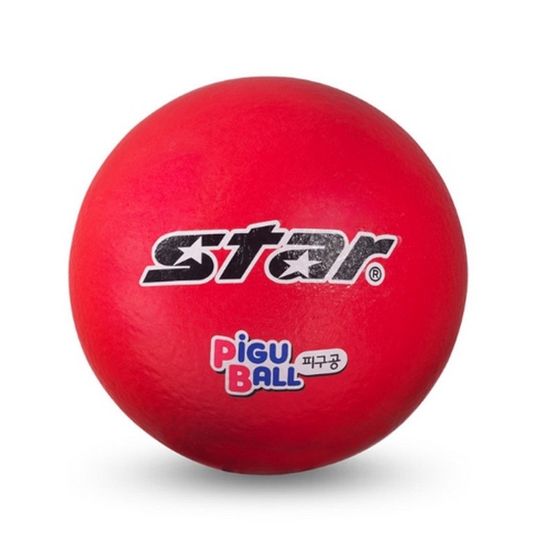 스타 레크레이션 피구공 4호 CB854-04 빨강 배구공