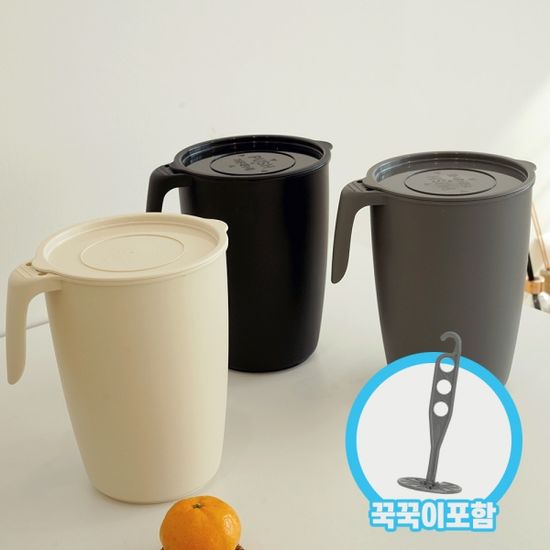 얼쓰 완벽밀폐 음식물쓰레기통 3.5L / 5L + 꾹꾹이