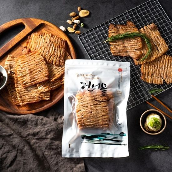 두툼한 편의점 안주 구운 맥반석 오징어 100g