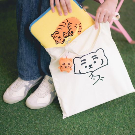 뚱랑이 숄더 에코백 2종