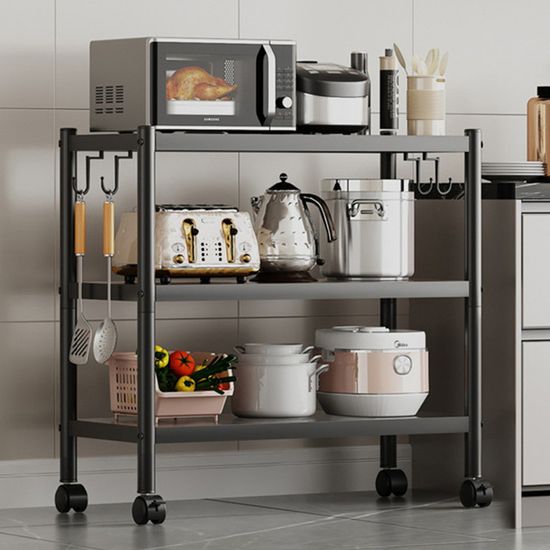 다용도 강력 철제 수납 선반 3단