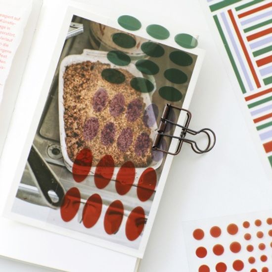 피그먼트 투명 스티커 - Circle 12종 세트