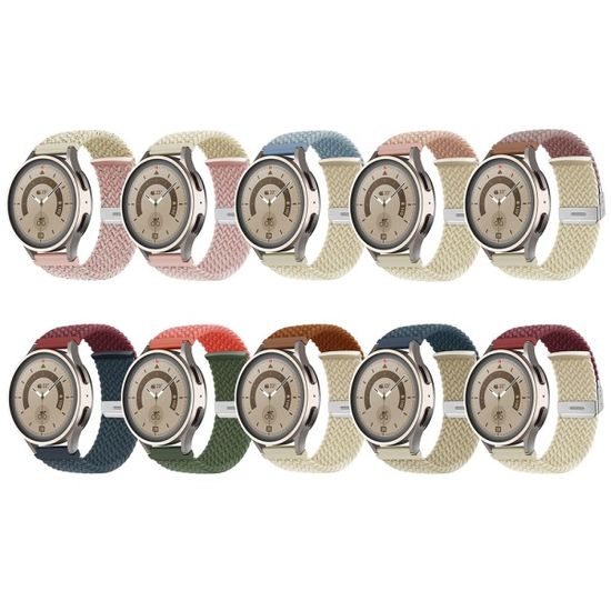 갤럭시워치 5 4 3 배색 나일론 스트랩 시계줄 20 22MM