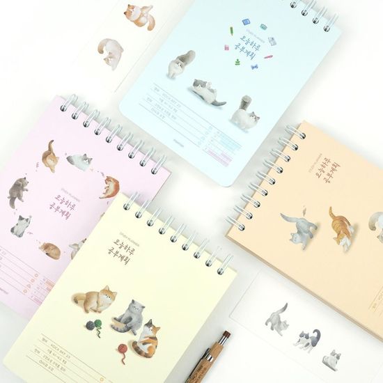 핑크풋 둥글냥스터디플래너