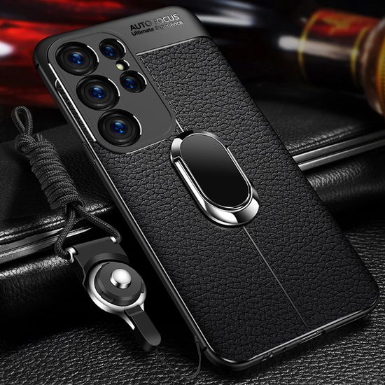 갤럭시s25 s24 s23 초슬림 가죽 핑거링 핸드폰 케이스