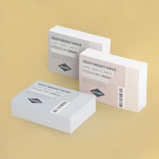 컬러 그리드 인덱스카드 100매  - 5x7