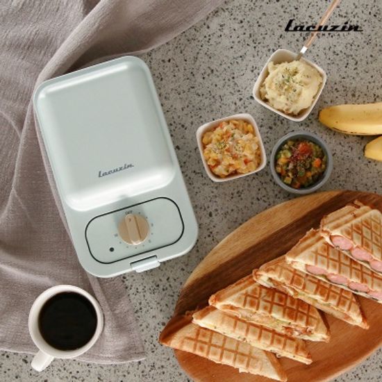 라쿠진 샌드위치 와플 크로플 메이커 LCZ1072