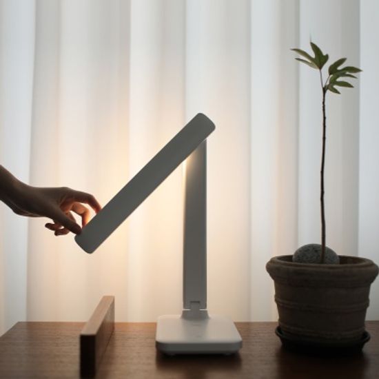 [무아스] 시력보호 3색 LED스탠드 터치조작 독서실