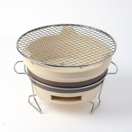 감성캠핑 토기 미니 화로(24cm) 1인용 실내 소형화로