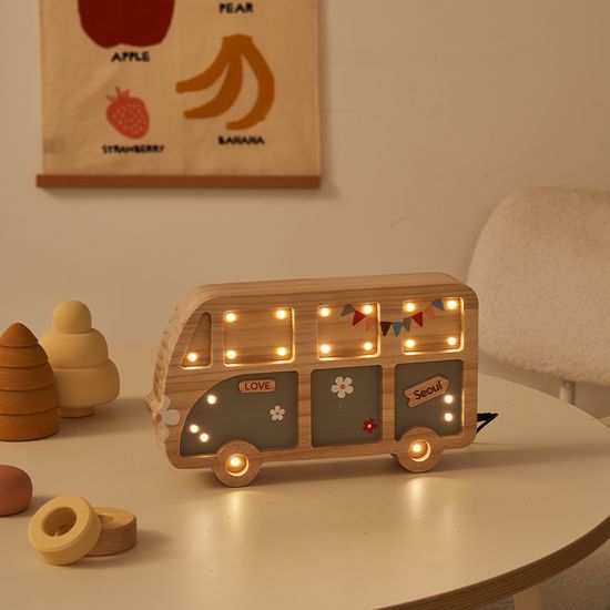 키앤비 미니버스 우든 무드등