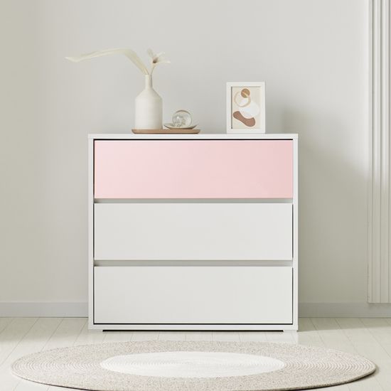 3단서랍장 거실장 협탁 80cm P0000RGZ