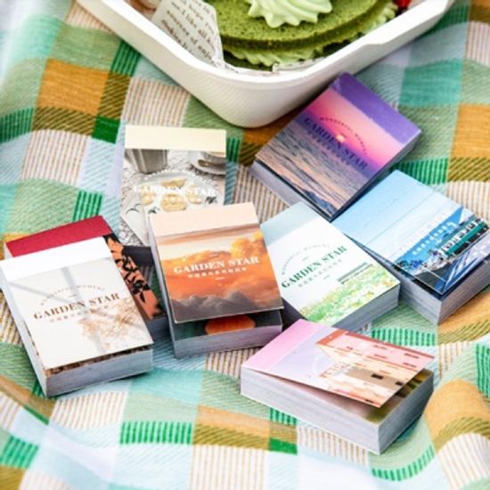 별빛 가든시리즈 핸드북 미니북 장식 스티커 