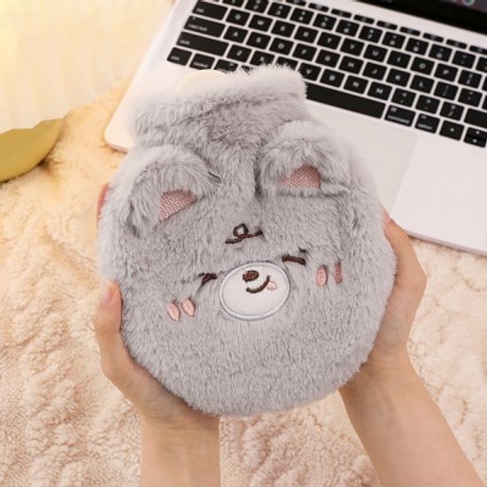 곰돌이 털인형 보온 물주머니 350ML 핫팩 온수 찜질팩