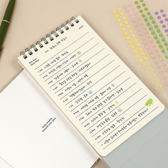 2026 원먼스 골트랙커 캘린더 (데스크용)