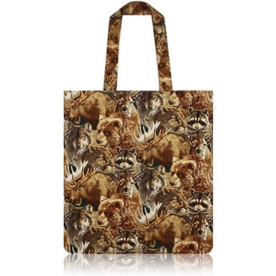 nother Forest Animals Flat Tote Bag / 나더 숲속 동물 플랫 토트백