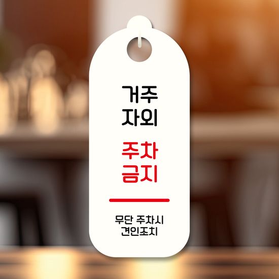 표지판 안내판 팻말 푯말 S9 216 거주자외 주차금지