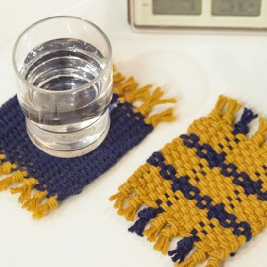 hobbyful 위빙 태슬코스터 만들기 WV-L-0004