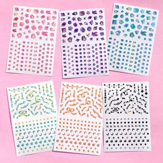 리훈 보석 리무버블 스티커 6종 세트