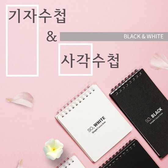 데이스토리 76×150mm PP 스프링 기자수첩 20권