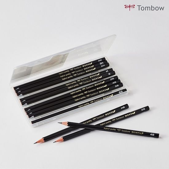톰보 잠자리의 전설 모노연필 MONO-J 12본 케이스