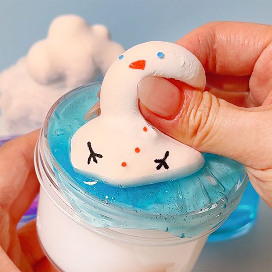 젤시스 블루박스 대용량 파란색 안전한 슬라임 4종