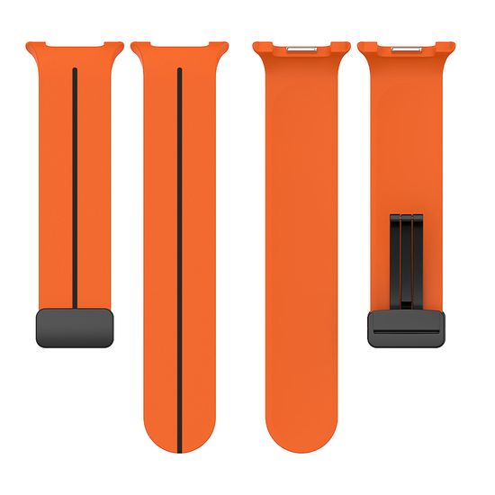 갤럭시워치8 호환 실리콘 미들 라인 스트랩 자석 버클